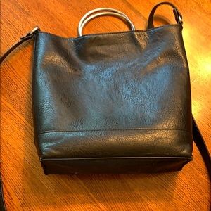 Black cross body purse